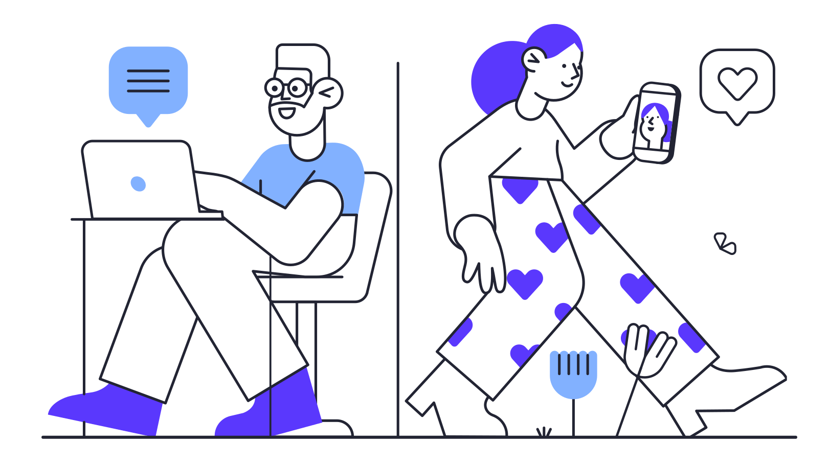 Building up of relationship and communication